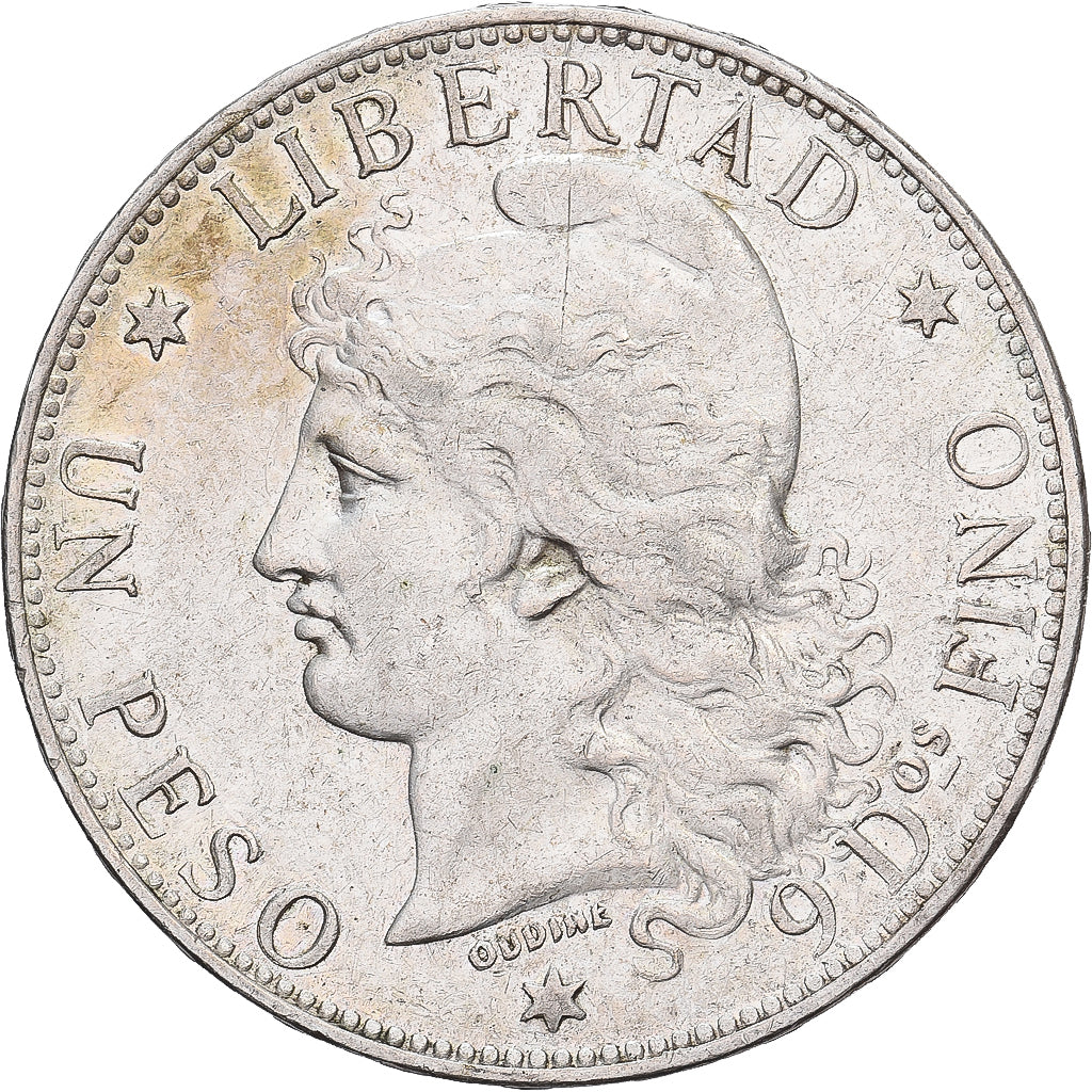 Argentina, 1 Peso, 1882, Argento, BB+