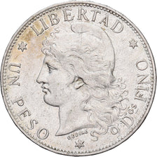 Argentina, 1 Peso, 1882, Silver, AU(50-53)
