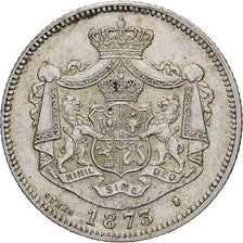 Roménia, Carol I, 1 Leu, 1873, Prata, AU(50-53)