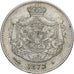 Romania, Carol I, 2 Lei, 1873, Brussels, Silver, AU(50-53)