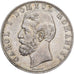 Romania, Carol I, 5 Lei, 1880, Bucharest, Silver, AU(50-53)