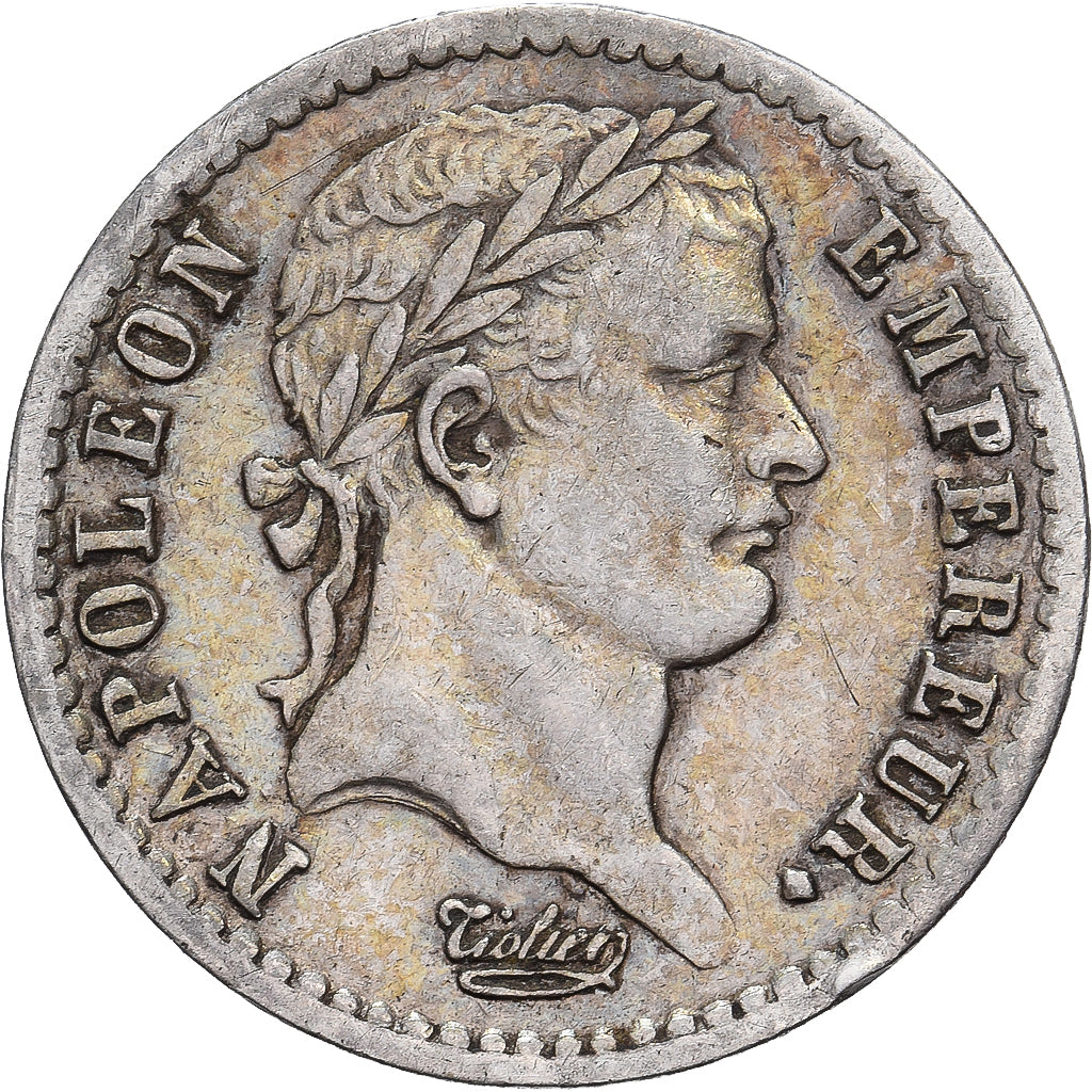 Frankrijk, Napoleon I, 1/2 Franc, 1812, Paris, Zilver, ZF+, Gadoury:399