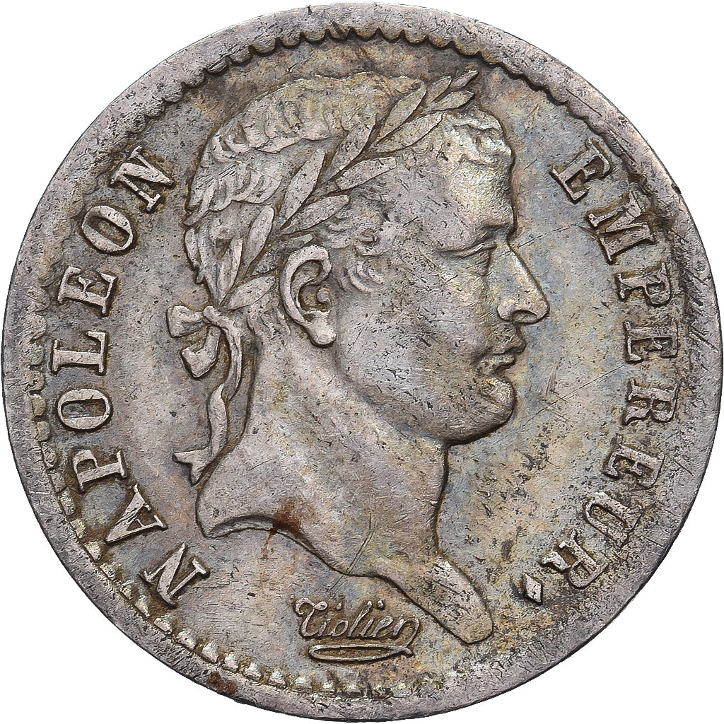 Frankrijk, Napoleon I, 1/2 Franc, 1808, Paris, Zilver, ZF+, Gadoury:398