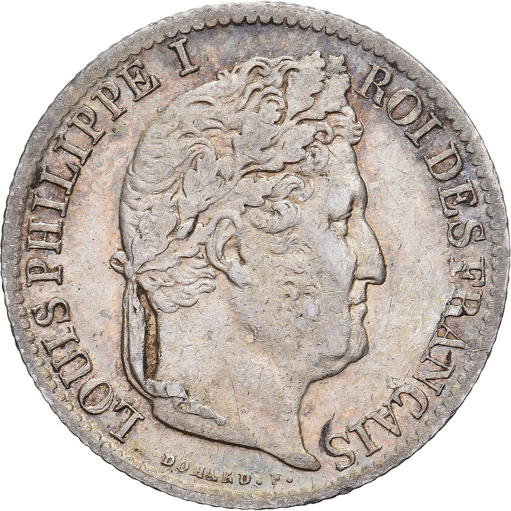 Frankreich, Louis Philippe I, 1/2 Franc, 1831, Lille, Silber, SS+