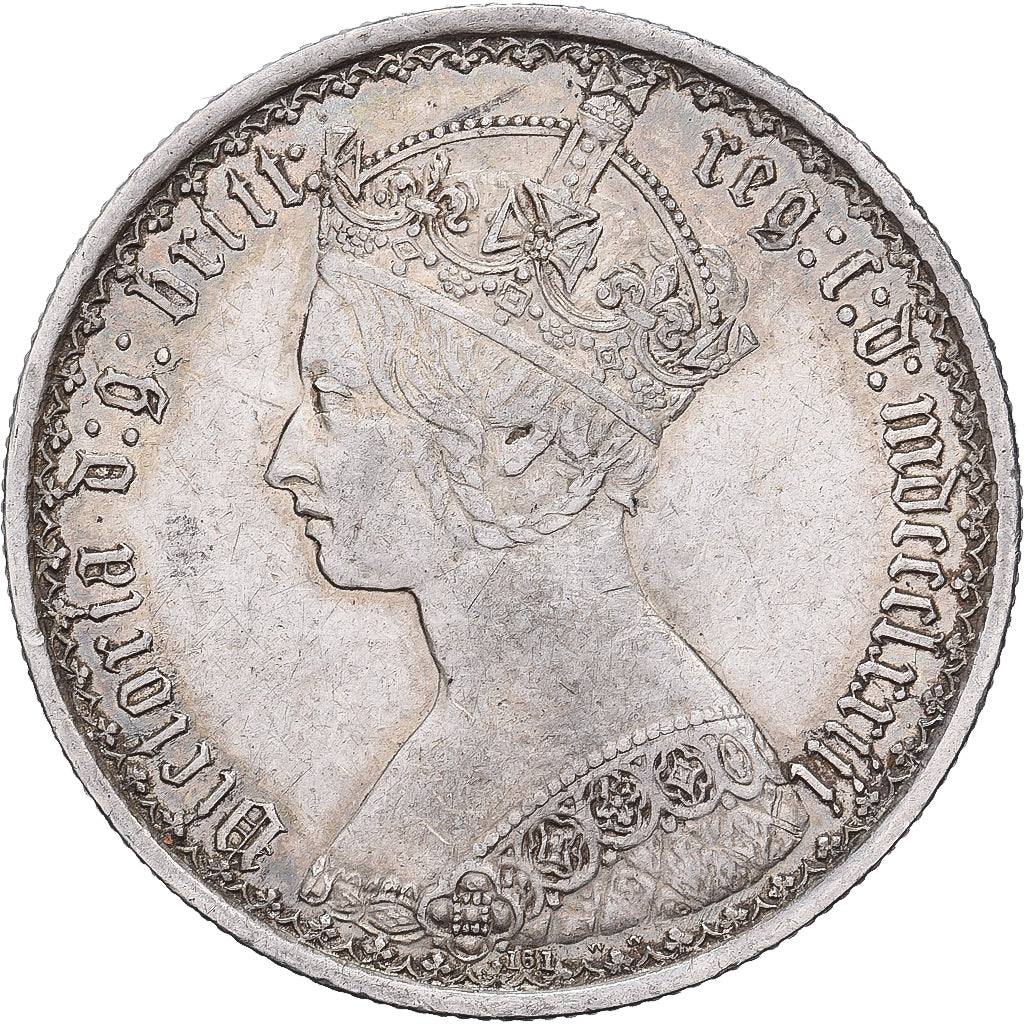 Großbritannien, Victoria, Florin, 1873, London, Silber, SS+