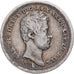 Kingdom of Sardinia, Carlo Alberto, 25 Centesimi, 1833, Torino, Plata, BC+