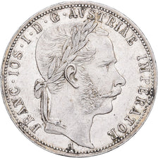 Austria, Franz Joseph I, 1 Florin, 1867, Vienna, Argento, BB+