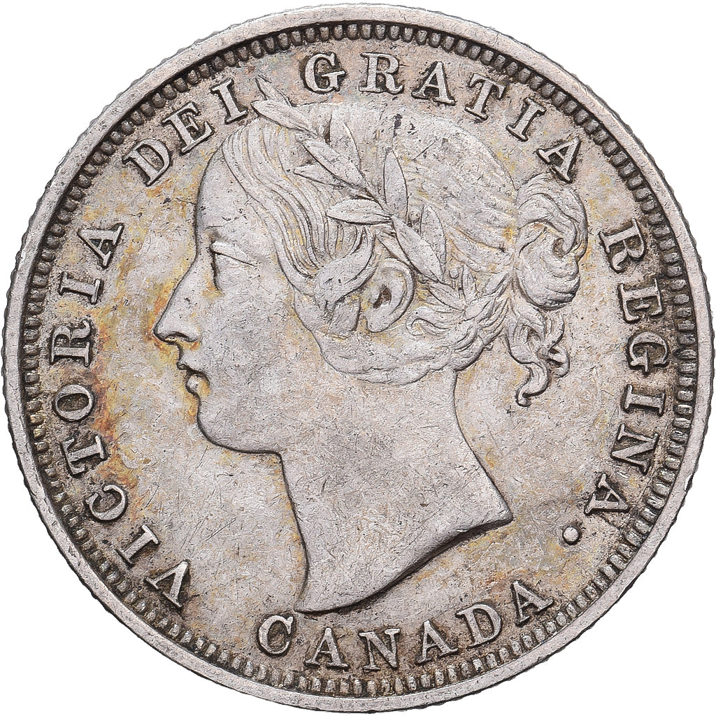 Canada, Victoria, 20 Cents, 1858, Zilver, ZF+