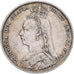 Großbritannien, Victoria, 1 Shilling, 1890, London, Silber, SS+