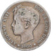 Spanien, Alfonso XIII, 1 Peseta, 1900, Madrid, Silber, S