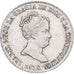 Spanje, Isabel II, 4 Réales, 1838, Barcelona, Zilver, ZF+