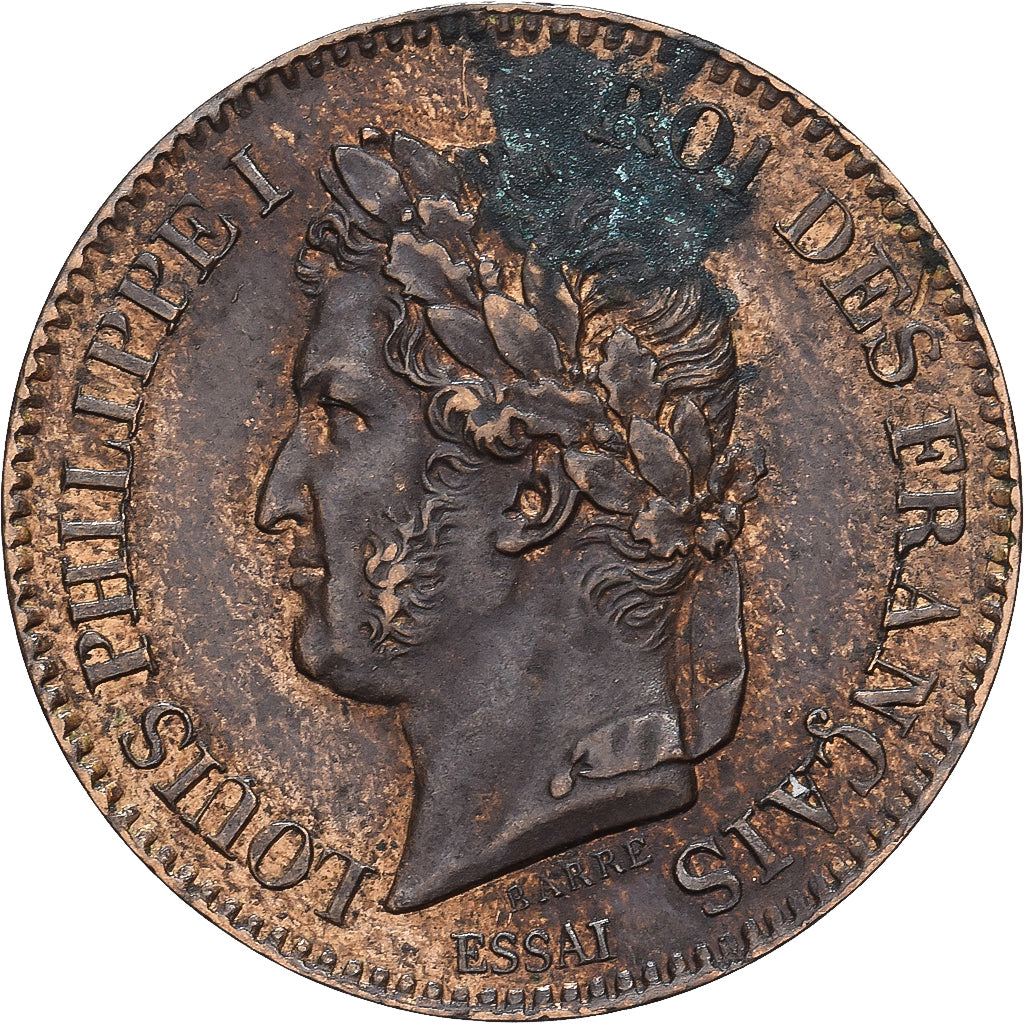 France, Louis-Philippe Ier, 2 Centimes, 1847, Paris, Essai, Bronze, SUP+