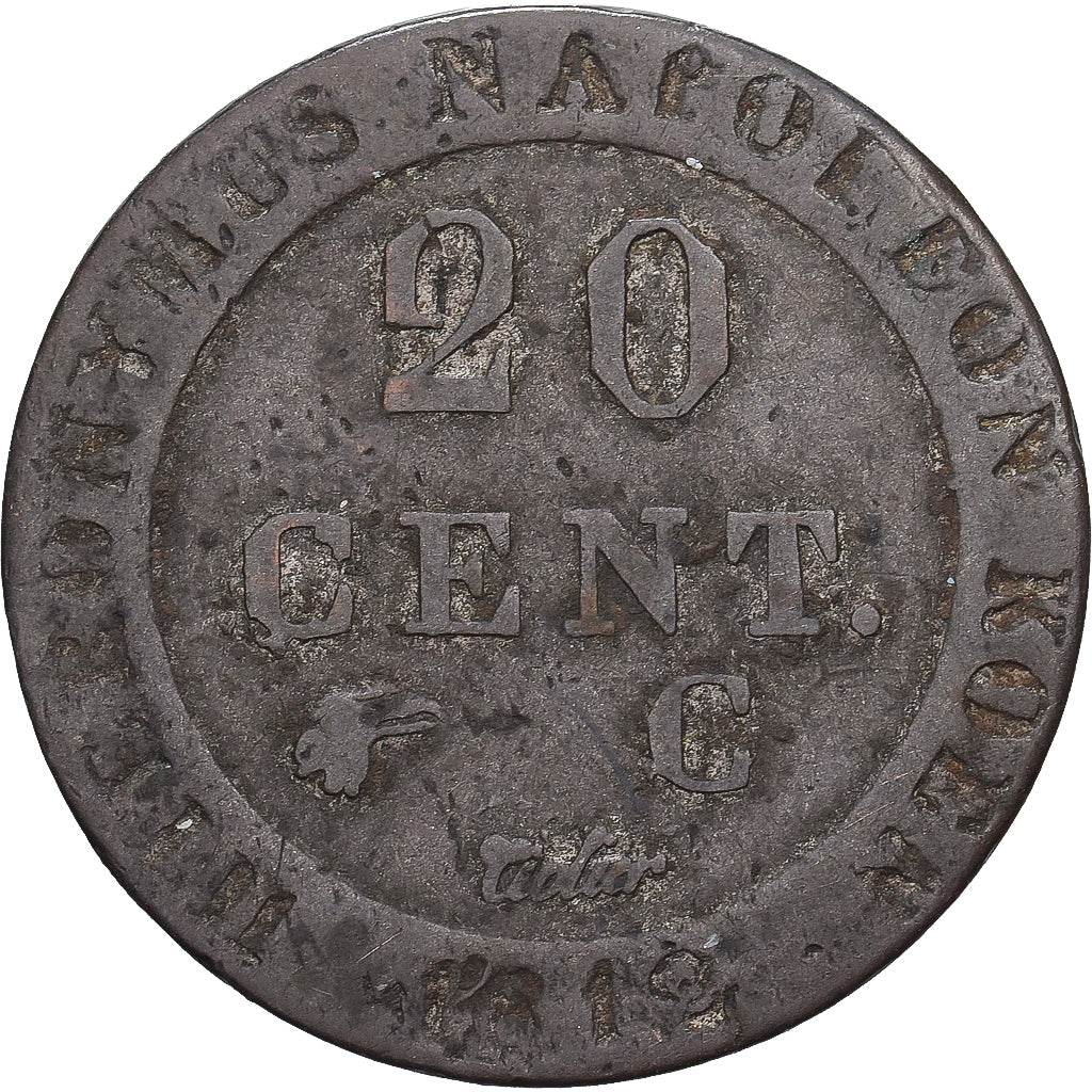 Kingdom of Westphalia, Hyeronimus Napoleon, 20 Centimes, 1812, Cassel, Billon, S