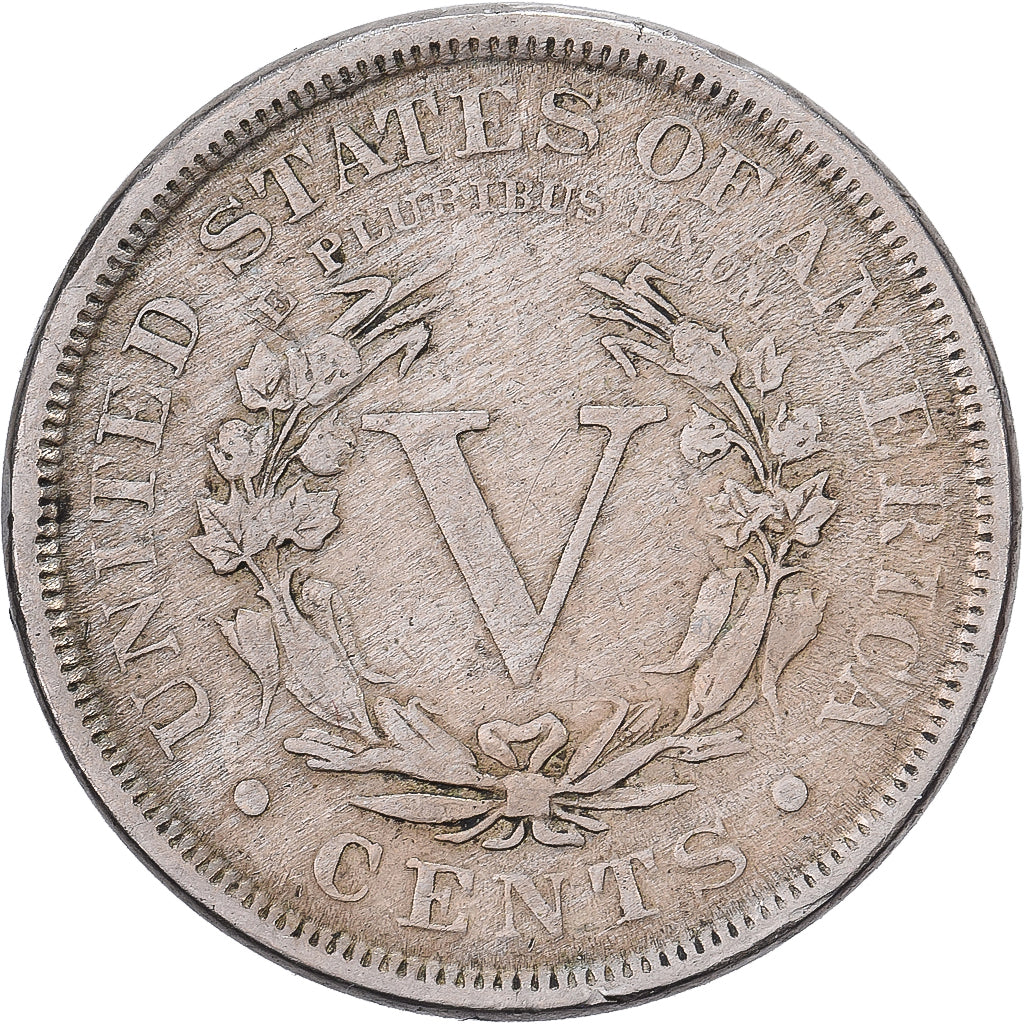 Verenigde Staten, 5 Cents, Liberty Nickel, 1889, Philadelphia, Cupro-nikkel, FR+
