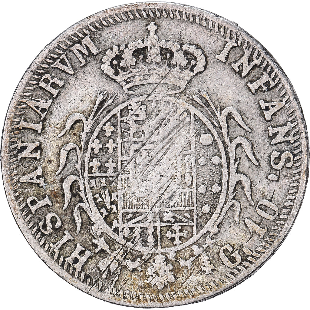 Kingdom of the Two Sicilies, Ferdinand I, 10 Grana, 1818, Naples, Srebro