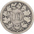 Svizzera, 10 Rappen, 1851, Strasbourg, Biglione, B+