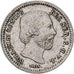 Países Bajos, Willem III, 5 Cents, 1859, Utrecht, Plata, MBC+
