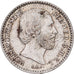 Países Baixos, Willem III, 10 Cents, 1863, Utrecht, Prata, AU(50-53)