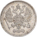 Russie, Alexander II, 10 Kopeks, 1861, Saint-Pétersbourg, Argent, SUP
