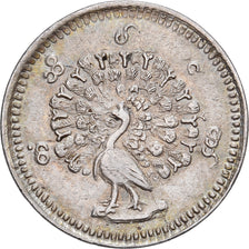 Myanmar, Mindon Min, Mu, CS 1214 (1853), Silver, AU(50-53)