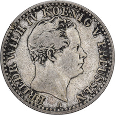 Kingdom of Prussia, Friedrich Wilhelm IV, 1/6 Thaler, 1842, Berlin, Silver