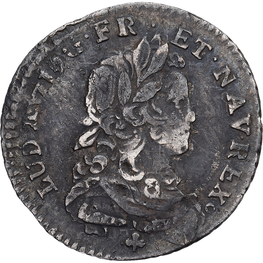 Frankreich, Louis XV, 1/12 Ecu de France, 1721, Tours, reformed, Silber, S+