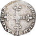 France, Henri III, 1/8 Ecu, Uncertain date, Uncertain mint, Clipped, Silver