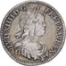 Francia, Louis XIV, 1/12 Ecu à la mèche courte, 1645, Paris, Argento, MB