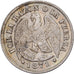 Chile, 1 Décimo, 1871, Santiago, Prata, AU(55-58), KM:136.2
