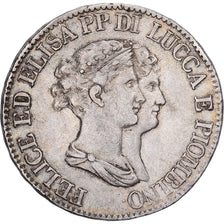 Principality of Lucca and Piombino, Felix & Elisa, 5 Franchi, 1807, Firenze