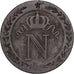 Francia, Napoleon I, 10 Centimes, 1809, Toulouse, Vellón, BC+