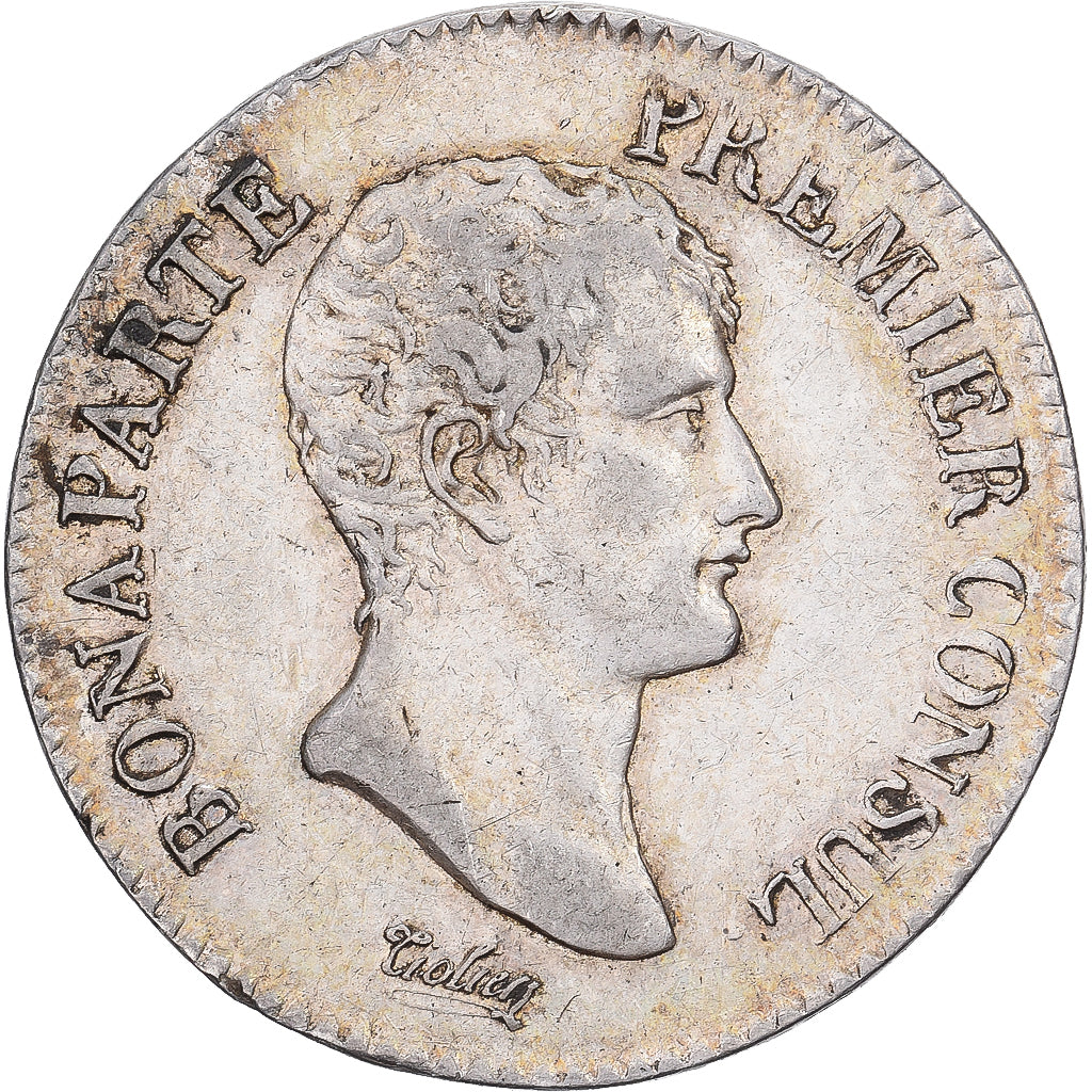 France, Napoléon Bonaparte, 2 Francs, An 12, Paris, Silver, AU(50-53)