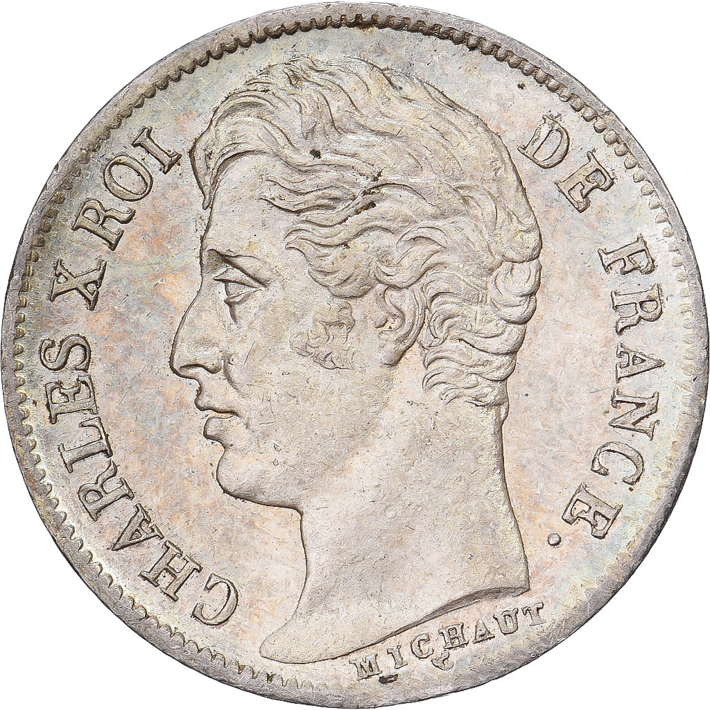 Francia, Charles X, 1/2 Franc, 1830, Paris, Argento, SPL