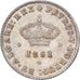Portugal, Pedro V, 50 Reis, 1861, Lisbon, Plata, EBC