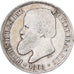 Brazilië, Pedro II, 200 Reis, 1868, Rio de Janeiro, Zilver, ZF