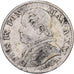 Papal States, Pius IX, 5 Soldi, 1867, Rome, Silver, EF(40-45)