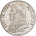 États pontificaux, Pie IX, 20 Baiocchi, 1865, Rome, Argent, TTB+