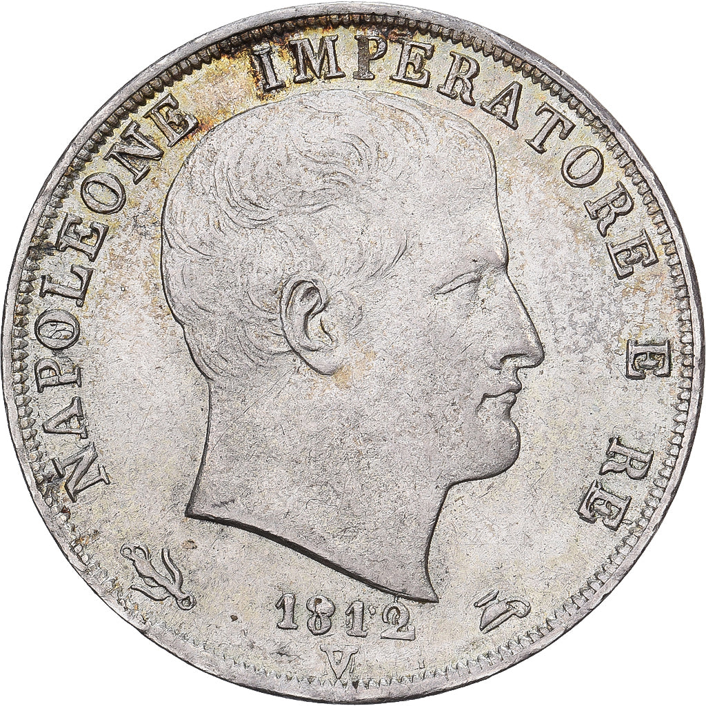 Kingdom of Italy, Napoleon I, 2 Lira, 1812, Venice, V/M, Silber, VZ