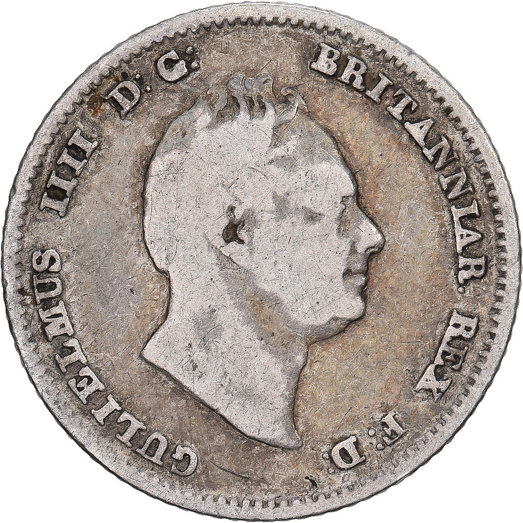 Großbritannien, Guillaume IV, 4 Pence, 1836, London, Silber, S