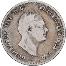 Great Britain, Guillaume IV, 4 Pence, 1836, London, Silver, VF(20-25)