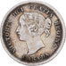 Canada, Victoria, 5 Cents, 1858, London, Silver, VF(30-35)