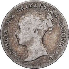 Verenigd Koninkrijk, Victoria, 3 Pence, 1856, London, Zilver, FR+