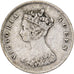 Hong Kong, Victoria, 10 Cents, 1866, Silver, EF(40-45)
