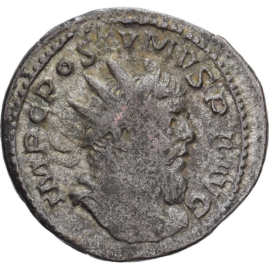Postumus, Antoninianus, 260-261, Trier, Biglione, MB+, RIC:59