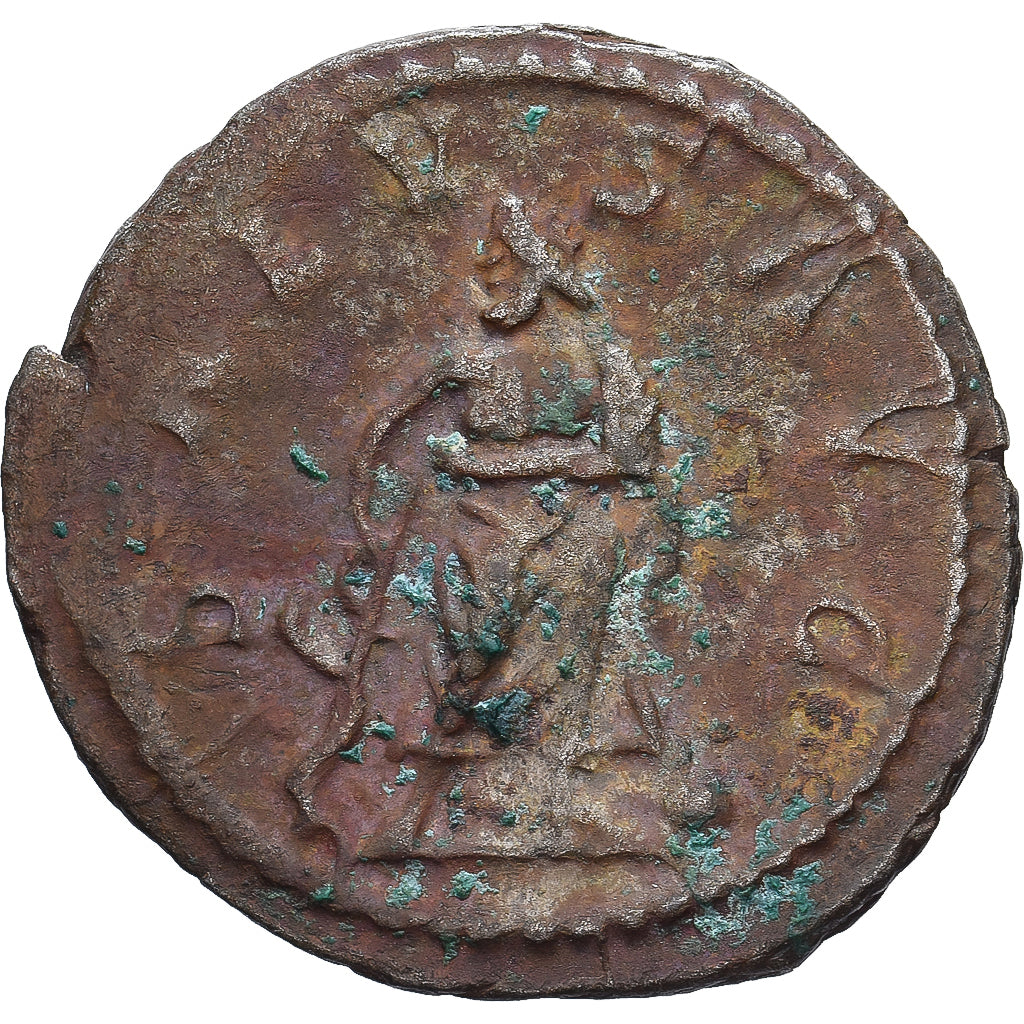 Postumus, Antoninianus, 266-267, Trier, Biglione, BB, RIC:86