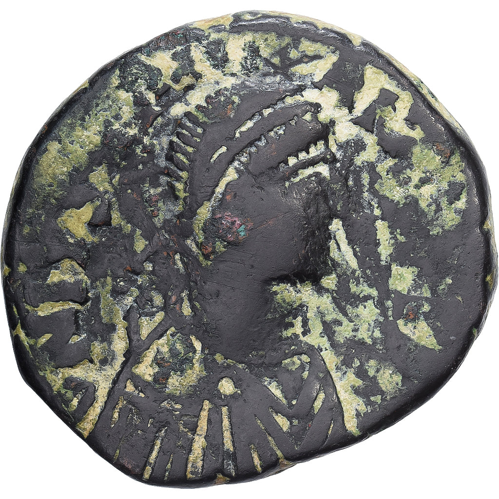 Justin I, Follis, 518-527, Constantinople, Bronze, VF(20-25), Sear:62