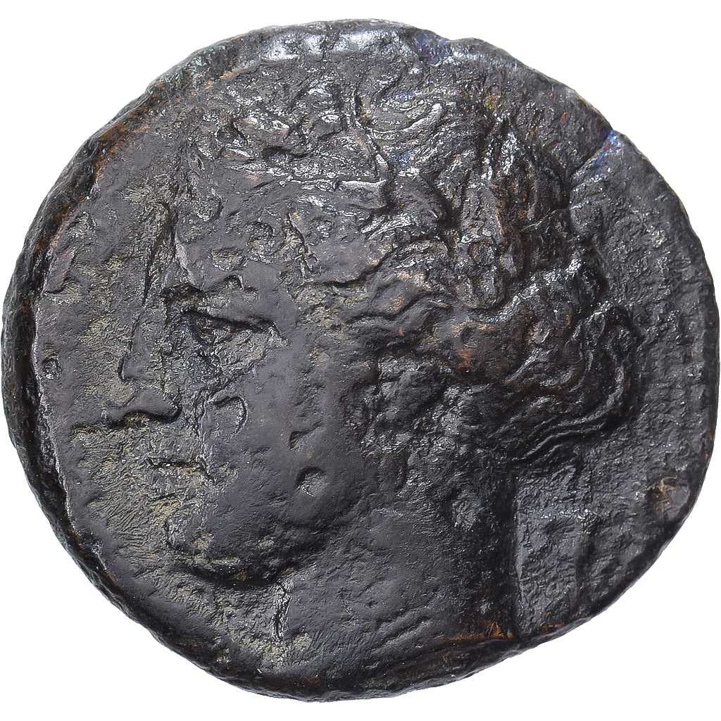 Sicily, Agatocle, Litra, 317-289 BC, Syracuse, Bronzo, MB+
