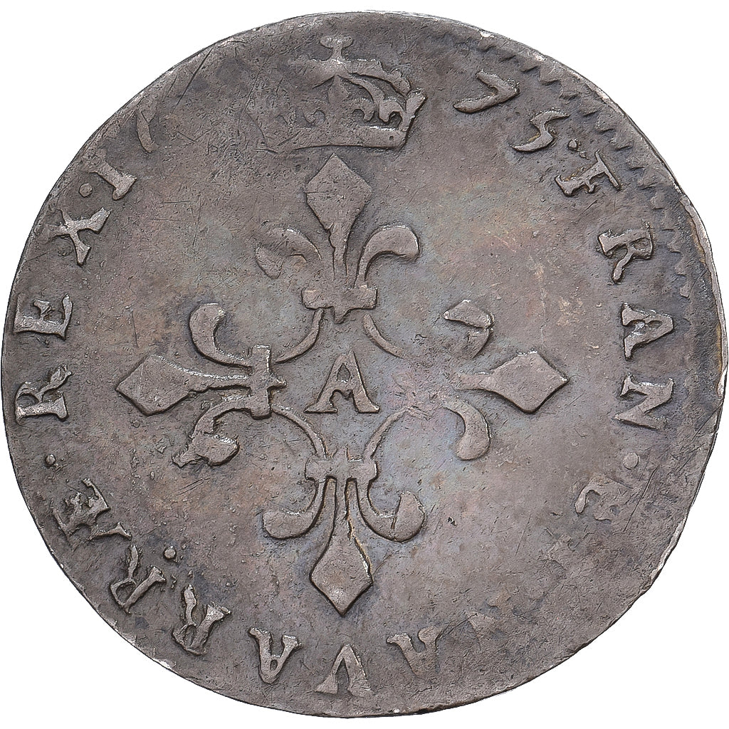 Francia, Louis XIV, 4 Sols des Traitants, 1675, Paris, Argento, BB+, Gadoury:103