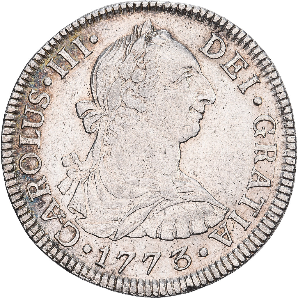 Messico, Carlos III, 2 Reales, 1773, Mexico City, Argento, BB+