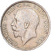 Gran Bretaña, George V, 1/2 Crown, 1916, Plata, MBC, KM:818.1